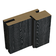 Деталь короба телескопическая CPL TL 70х28х2070 черное дерево с уплотнителем